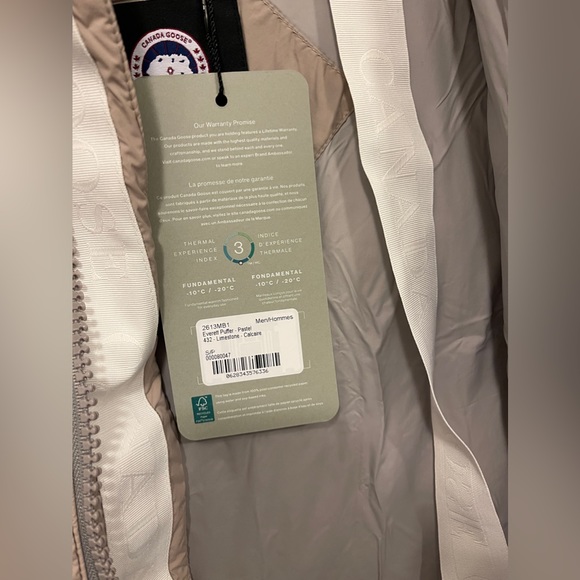 🆕Canada goose limestone Everett Down Jacket men size small - Picture 2 of 8